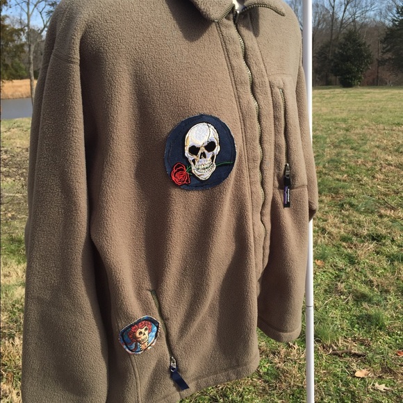 Vintage Patagonia Synchilla Grateful Dead Patches Jacket - Picture 5 of 15